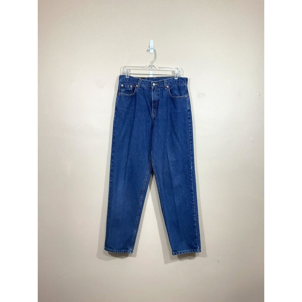 VTG Levis Womens 560 Loose Fit Straight Leg Jeans 34 x 31 Blue Y2K High Waist